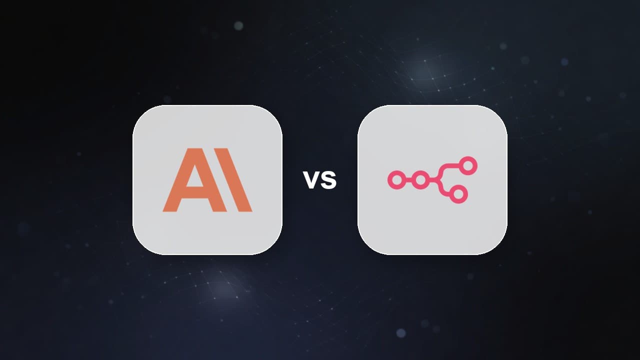 A decision fork between two automation systems: assembling building blocks on one side, a network of connected pipes and nodes on the other